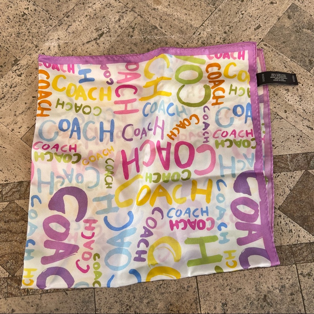 Coach Handkerchief Scarf